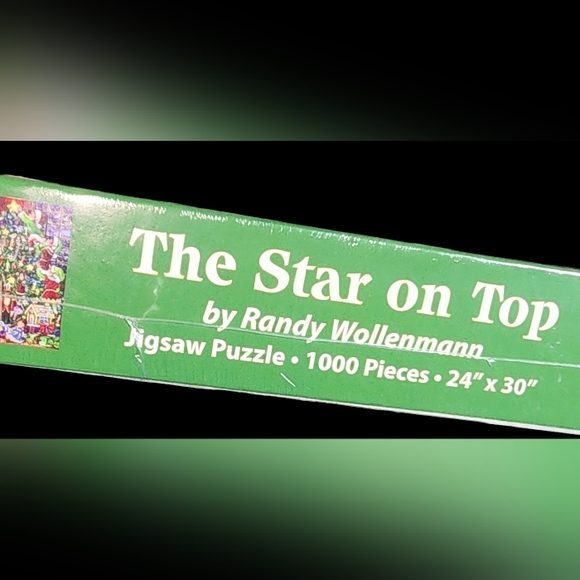 VERMONT CHRISTMAS CO NEW THE STAR ON TOP 1000 PIECE PUZZLE - Picture 2 of 3